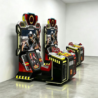 Machine d'arcade avec écran LCD HD, pistolet vidéo, jeu de tir interactif, console de jeu de tir pour centres de divertissement commerciaux
