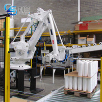 Palettiseur automatique/Robot empileur pour seaux d'eau de 5 gallons, système de palettisation entièrement automatique
