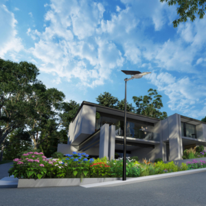 Mới Mô Hình Năng Lượng Mặt Trời Ánh Sáng Tiết Kiệm Năng Lượng Đèn Ngoài Trời Tất Cả Trong Một Tích Hợp Đường Thông Minh Năng Lượng Mặt Trời Ánh Sáng Đường Phố - Product Image 2