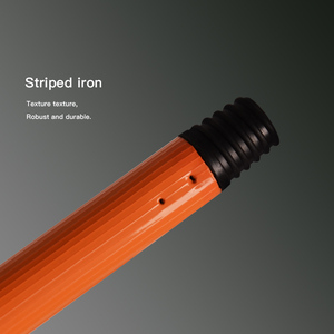 2023 nóng bán nhà làm sạch công cụ tùy chỉnh màu sắc dài sắt xử lý 42cm EVA đầu giống cây chổi sàn - Product Image 4