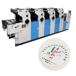 Máquina de impresión de prensa de periódicos, máquina de impresión automática, programable, Industrial, gran formato, tarjetas de PVC, 4 colores