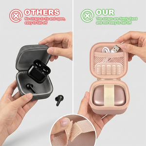 Mini Auriculares Inalámbricos Intrauditivos Ligeros, Estuche de Transporte EVA, Bolsa de Almacenamiento con Mosquetón - Product Image 5