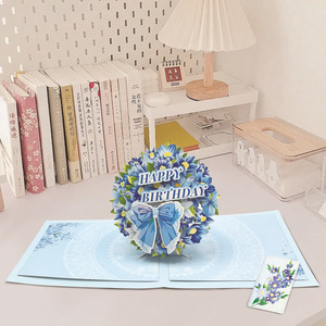 3D pop-up hoa sinh nhật thẻ với UV in ấn & vàng stamping-DIY Món quà sáng tạo cho vợ bạn gái mẹ - Product Image 6