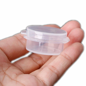 Wholesale Colorful Plastic Box Clear Cosmetic Plastic Jar 1ml 3ml 5ml Mini Plastic Jar