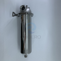 Sistema de Filtração de Líquidos Industrial com Carcaça de Aço Inoxidável, Filtro de Cartucho Único para Água