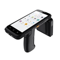 Terminal portable Android 15 PDA avec lecteur RFID UHF pour la logistique et lecteur d'étiquettes HF pour la gestion des stocks