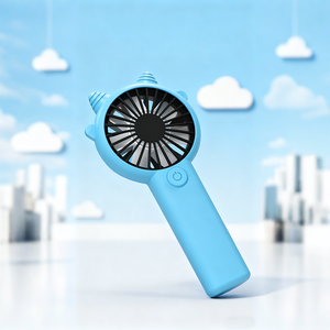 Portable Handheld Personal <b>Pocket</b> Fan Battery Operated Summer Gift for Outdoor Travel in Car or RV <b>Plastic</b> Hand Fan - Product Image 5
