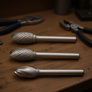 Ttake Ab8400 Cutter rotatif ovale 9,6 mm D1 16 mm L1 6 mm D2 60 mm L2 Z3 Cut - Product Image 3