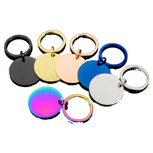 Rắn không gỉ Titan thép Pet ID <span class=keywords><strong>tag</strong></span> cá nhân <span class=keywords><strong>Dog</strong></span> Tên Mặt dây chuyền hoa thiên thần âm nhạc khắc logo trái cây cổ giả - Product Image 1