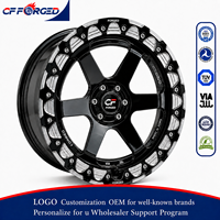 Jantes de camion tout-terrain forgées monobloc de haute qualité personnalisées, 17, 18, 20 pouces, noir brillant, 6x139.7, pour Ford Bronco Raptor