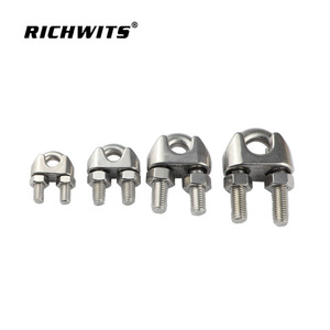 คลิปหนีบสายสลิงสแตนเลส RICHWITS รูปตัวยู สำหรับจัดการสายสลิง - Product Image 5