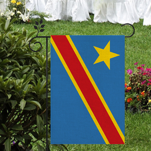Drapeau <span class=keywords><strong>de</strong></span> la République démocratique du Congo, extérieur, en lin <span class=keywords><strong>de</strong></span> haute qualité, 12*18 pouces, plus <span class=keywords><strong>de</strong></span> styles au choix - Product Image 5