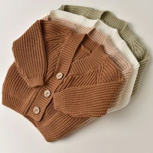 Engepapa logotipo personalizado invierno recién <span class=keywords><strong>nacido</strong></span> Bebé Ropa de punto cárdigan infantil prendas de punto ropa niños niñas suéteres - Product Image 1