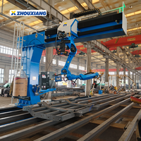 Estación de soldadura robótica de bajo consumo para estructuras de acero prefabricadas de alta resistencia con planificación de rutas, sin necesidad de enseñanza