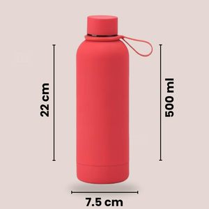 Phổ biến nhất màu đỏ thép không gỉ chai nước không có chì mà là máy rửa chén an toàn đi lại thể thao ngoài trời chai nước nóng - Product Image 6