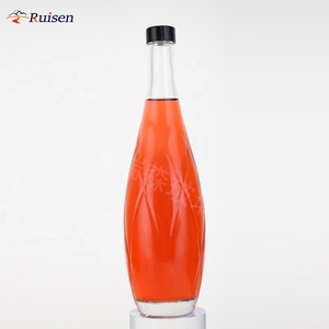 Bouteille d'eau en verre personnalisée de 300 <span class=keywords><strong>ml</strong></span>, 330 <span class=keywords><strong>ml</strong></span>, 500 <span class=keywords><strong>ml</strong></span>, bouteilles en verre pour boissons, jus, bouteille d'eau avec couvercles - Product Image 4