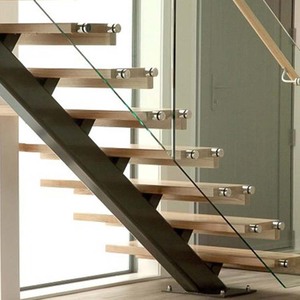 Solución de un escalón para escalera completa interior Incluye dibujo de tienda/escalón/larguero/barandilla/etc. Escalera de diseño moderno - Product Image 4