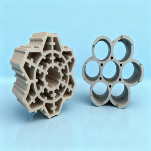 Anillos de Cerámica Porosa Blanca Resistentes al Calor Personalizados de Pingxiang Dai-Er para Depuradores Industriales y RTO, Empaque Estructurado Multiorificio - Product Image 2
