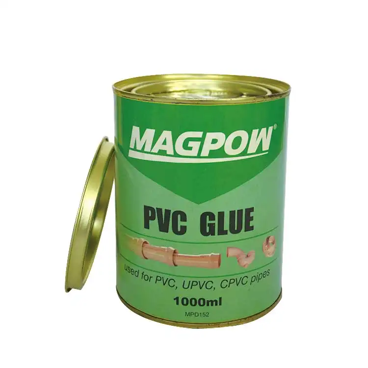 Colle PVC UPVC CPVC Colle de ciment PVC Raccord de tuyau en plastique ABS Résine époxy Colle PVC