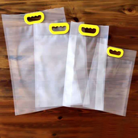 Sac en nylon transparent de qualité alimentaire pour riz, avec poignée, 1 kg/2,5 kg, emballage sous vide en plastique