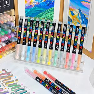 Professional 168 Colors Dual-Sided Acrylic <b>Paint</b> Markers <b>Set</b> for Rock Stone Painting on Ceramic Glass Wood Surfaces - Product Image 1