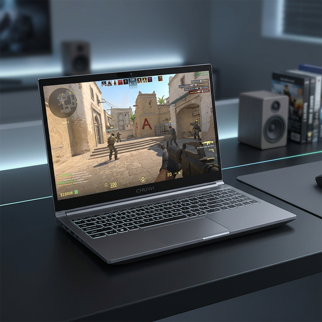 CHUWI RTX 3050 Gaming Laptop 15.6" 144Hz 16GB RAM 32GB SSD Windows 11 Backlit Keyboard GDDR6 10 Core Intel Core 7 Processor 230H