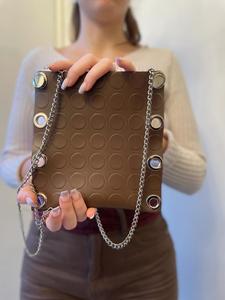 Borsa In pelle personalizzata realizzata a mano In Italia con Design unico Mini borse da donna a manico singolo per tutte le stagioni - Product Image 3