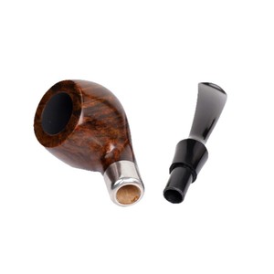 Muxiang Briarwood Pipe Prince Style 9mm Filter Solid Wood Tobacco Pipe - Product Image 5