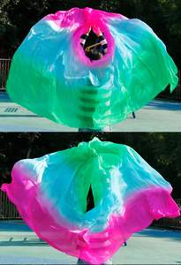 3 вида цветов Шелковый шарф для танца живота - Product Image 2