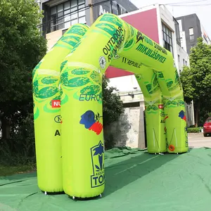 Nuevo arco de boda grande personalizado para fiesta/evento/boda decoración de fiesta inflable al aire libre puerta inflable