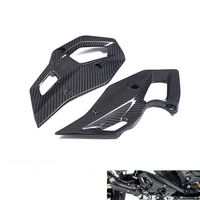 Cache-béquille inférieur en fibre de carbone sèche 3K pour R1300GS 2023+ – Protection de moteur brillante à fixation directe