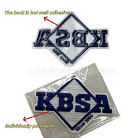 Casquette personnalisée brodée à repasser avec logo en tissu sergé Patches écologiques pour sac à dos pour casquettes de camionneur