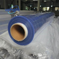 Feuille de film souple en PVC transparente, super claire, résistante à l'humidité, rouleau de film plastique en PVC pour la fabrication de matelas