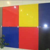 Panneau mural décoratif en aluminium, panneaux composites en aluminium