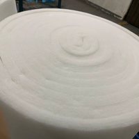 Coton Acoustique Ignifuge Blanc, Matériau de Réduction du Bruit Ignifuge pour Bureau et Salle de Jeux