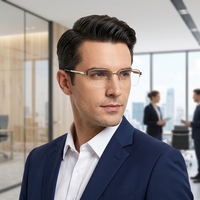 Plaquettes de nez réglables professionnelles antidérapantes et légères en métal pour montures de lunettes, idéales pour les utilisateurs d'ordinateurs et les fournitures de magasins d'optique