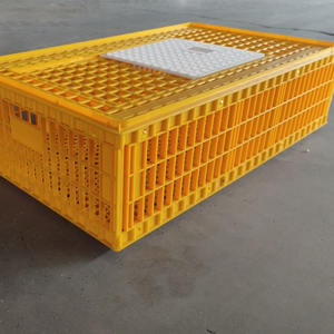 <span class=keywords><strong>Cage</strong></span> de <span class=keywords><strong>transport</strong></span> de volaille en plastique pliable pour poulet canard oie - Product Image 3