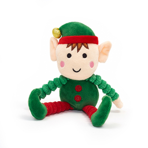 Simpatici elfi di peluche personalizzati bambola di natale morbida peluche alce - Product Image 2