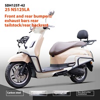 Pour 25 modèles de pare-chocs avant et arrière NS125LA, barres de protection anti-chute, barre d'échappement SDH125T-42, accessoires de moto