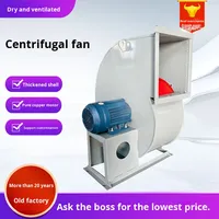 Ventilateur centrifuge en acier inoxydable 4-72, extracteur de poussière industriel, équipement de ventilation, machine d'échange d'air, silencieux, pour cuisine, AC