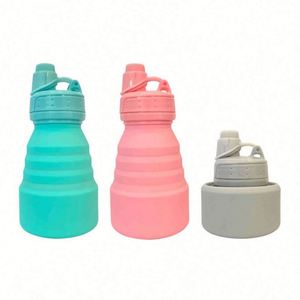 Bouteille d'eau pliable en silicone de qualité alimentaire - Product Image 2