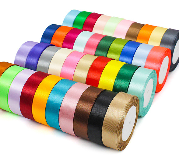 High Quality Best-selling 25 Yard Polyester Woven Tape Gift Packaging Ribbon Baking Ribbon Wedding Ceremony Decoration Ribbon