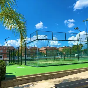 Fabrik lieferant Padel Court Panorama Paddel Tennisplatz Komplette Court Field Canchas De Padel