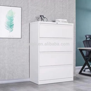 Modern 4-Drawer Vertical Steel <b>File</b> <b>Cabinet</b> High Quality Iron Lockable Factory Direct <b>Sale</b> <b>for</b> Home Office Kitchen Hotel Use - Product Image 2