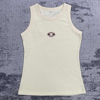 MT1836 Débardeur Homme 100% Coton Gaufré Haute Qualité Broderie Personnalisée Sans Manches Style Décontracté Urbain pour Hommes