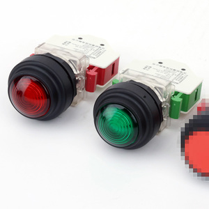 נורית חיווי אדומה AV DC 48V 127V AC 220V 250V צבעים שונים 12V כניסת נורית טייס חסינת פיצוץ/חיווי - Product Image 5