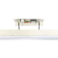 PC diffuseur double tube fer support LED luminaire linéaire haute lumen led latte luminaire
