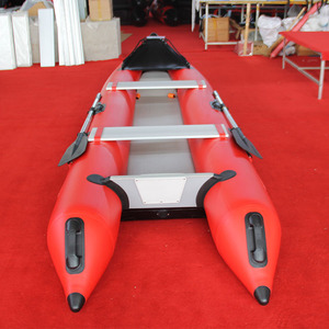 Canoa inflable para <span class=keywords><strong>3</strong></span> <span class=keywords><strong>personas</strong></span> con pedal de Kayak de goma de color opcional - Product Image 4
