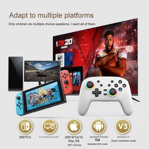 S09 BT اهتزاز لاسلكي Gamepad Pro تحكم الألعاب للتبديل NS Manette عصا التحكم - Product Image 2
