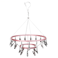TXL630 vente en gros, support de séchage de serviettes de ménage, cintres à vêtements en alliage d'aluminium, support de sous-vêtements de balcon, porte-chaussettes à Clip